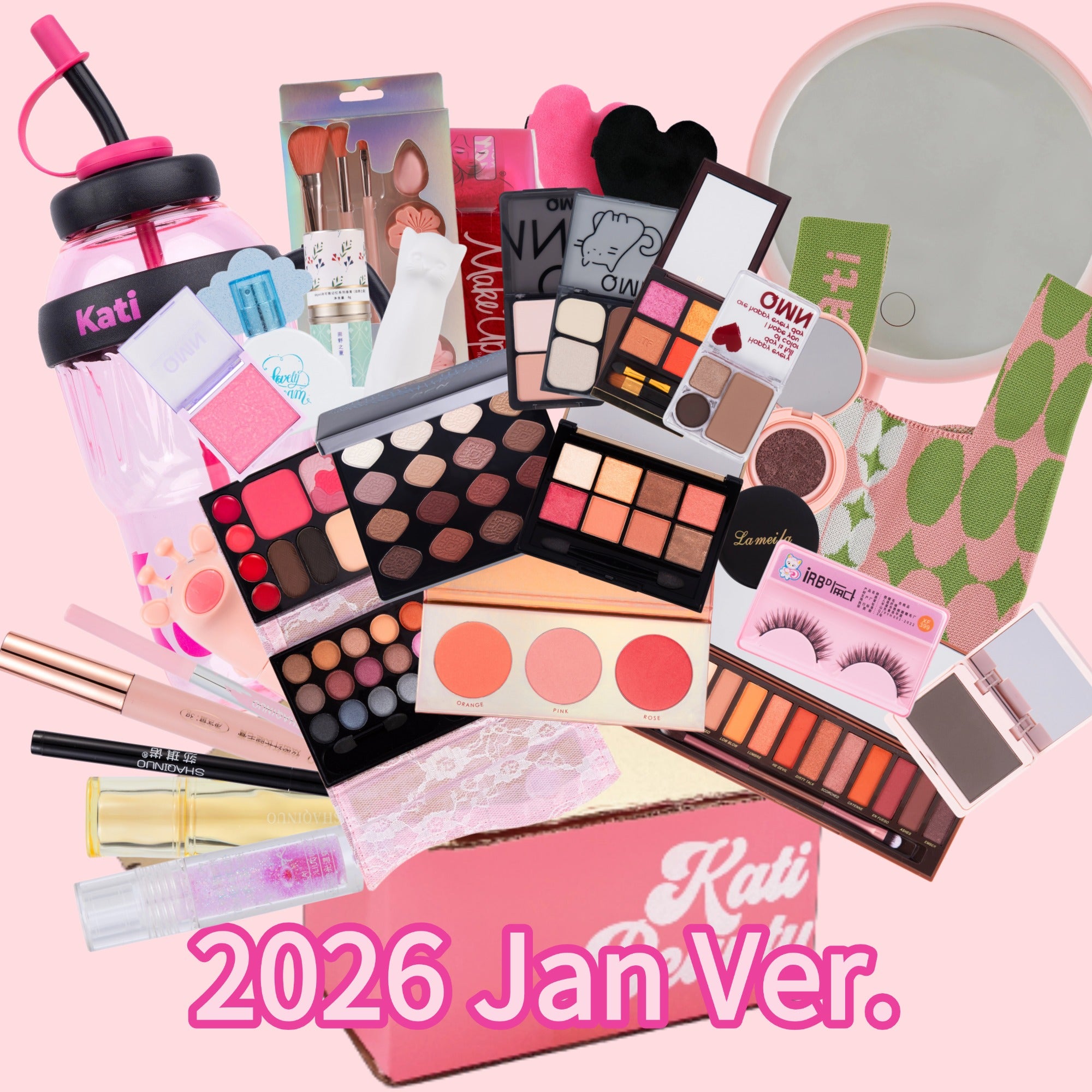 Kati's signature makeup kit. The Pink Box 30 Makeup Essential