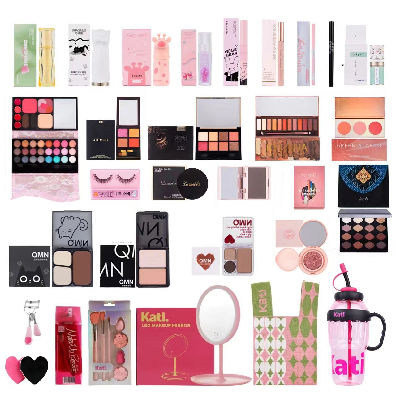 Kati's signature makeup kit. The Pink Box 30 Makeup Essential