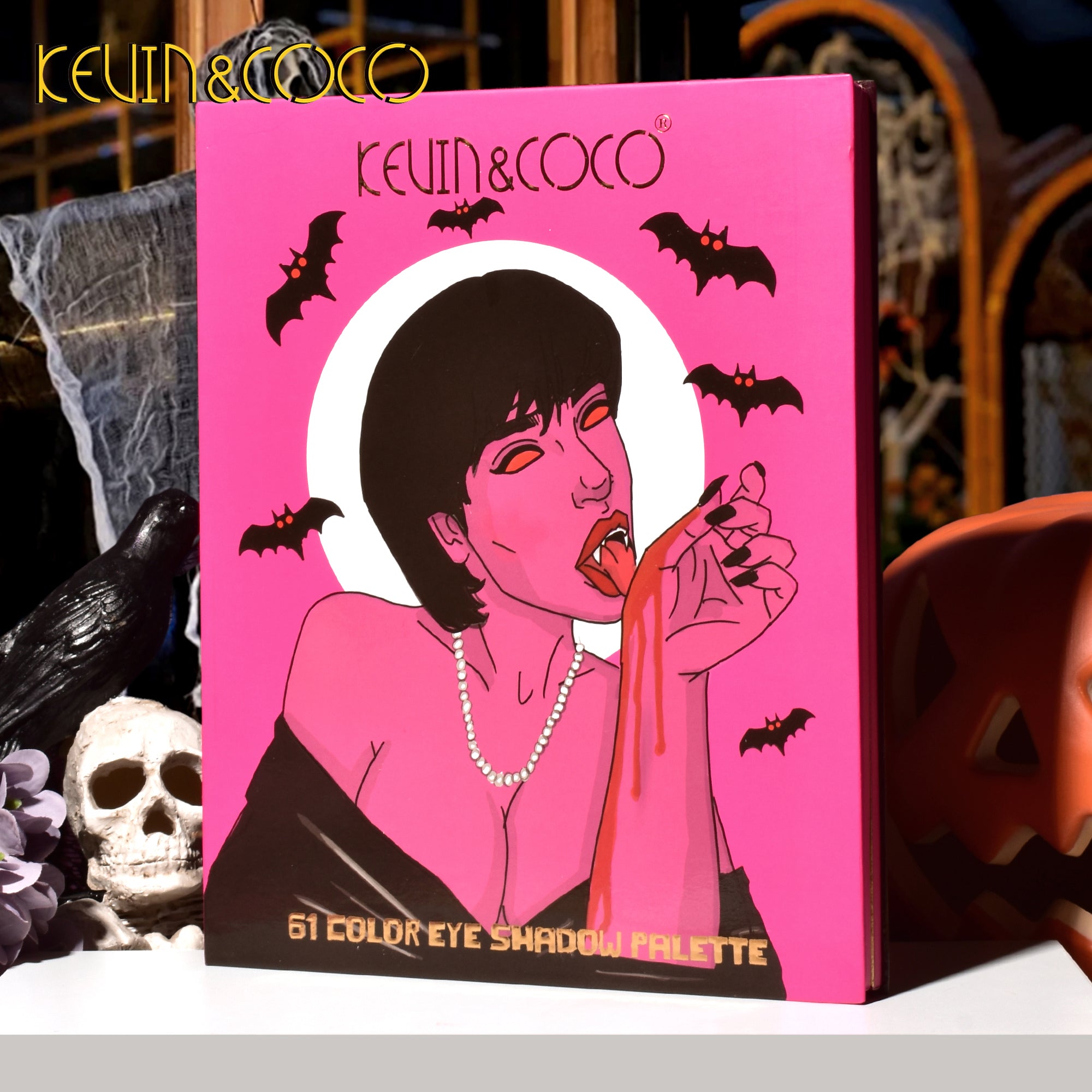 KEVIN&COCO Vampire Girl 61 Color eyeshadow Palette