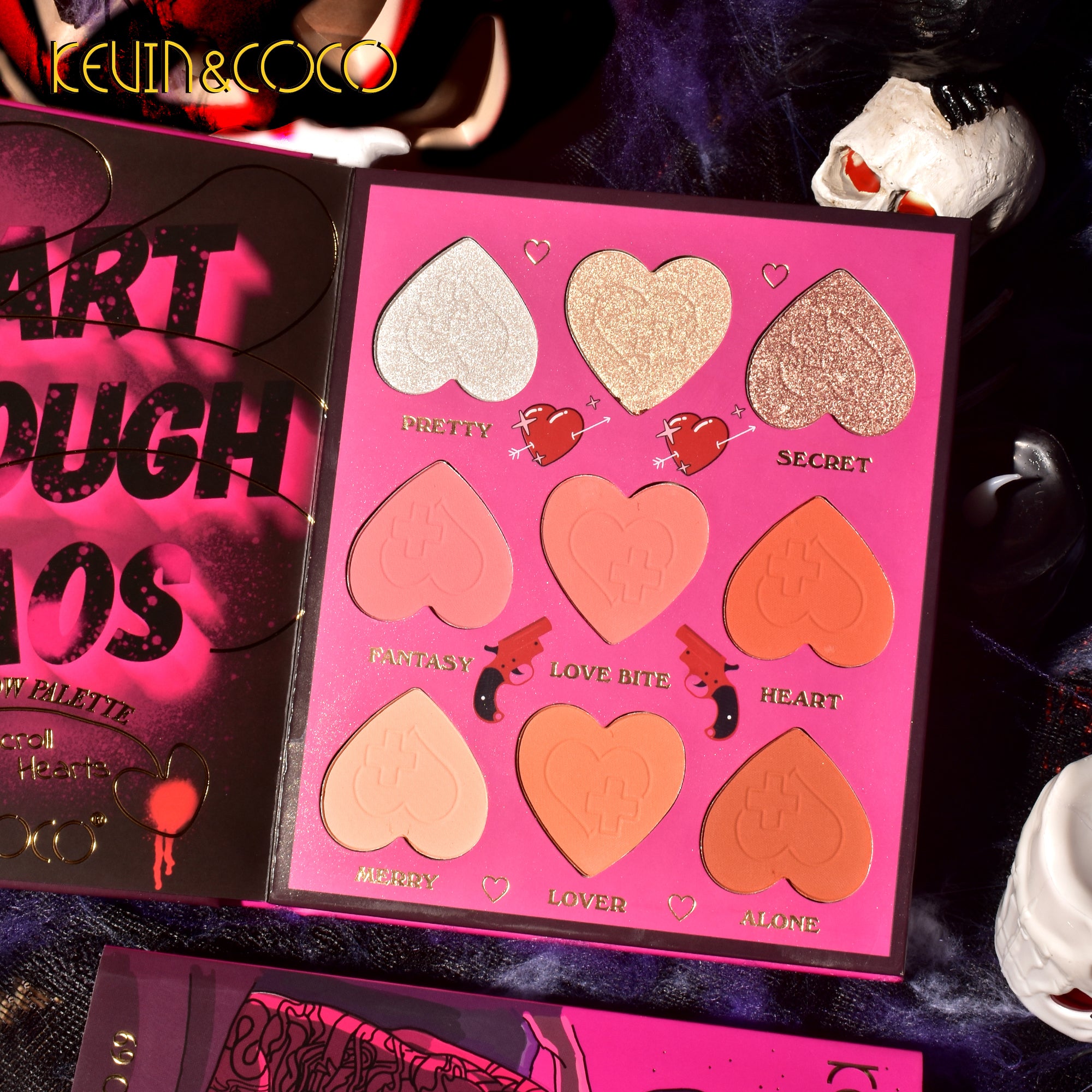 KEVIN&COCO Heart Through Chaos 69 Color Eyeshadow Palette