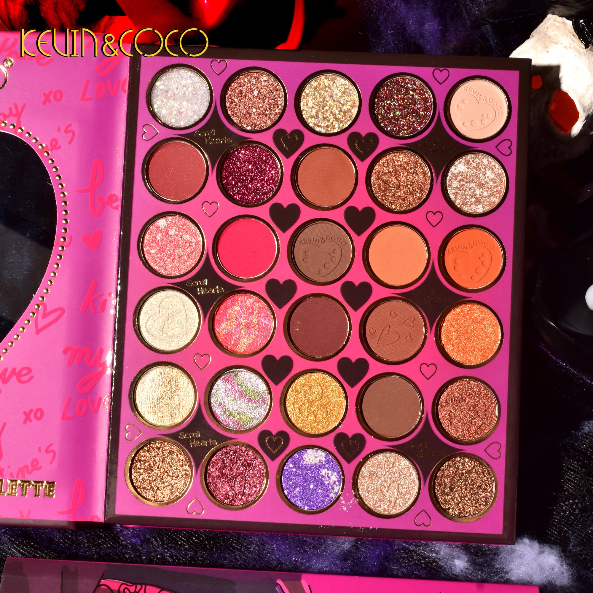 KEVIN&COCO Heart Through Chaos 69 Color Eyeshadow Palette